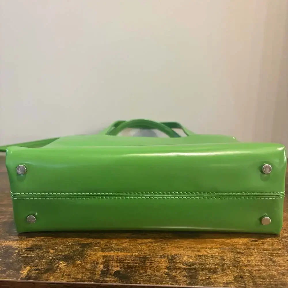 Kate Spade New York Sam Icon Spazzolato Small Tote Crossbody Green K8818